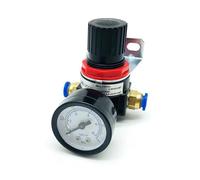 Ar2000 1/4 "rosca BSPT compresor neumático De Ar Regulador De Pressão Válvula De reducción 4mm 6mm 8mm 10mm 12mm Conector Encaixes(AR2000 w PC12mm)
