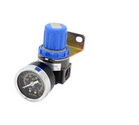 AR2000 1/4''Pneumatic Mini Air Pressure Relief Control Compressor Regulator Treatment Units Valve Gauge Fitting(Green)