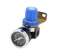AR2000 1/4''Pneumatic Mini Air Pressure Relief Control Compressor Regulator Treatment Units Valve Gauge Fitting(Pressure gauge)