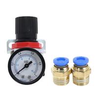 AR2000 G1/4 ''Mini aire neumático Control de alivio de presión compresor regulador unidades de tratamiento válvula con calibre 4MM-12MM ajuste