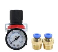 AR2000 G1/4 ''Mini aire neumático Control de alivio de presión compresor regulador unidades de tratamiento válvula con calibre 4MM-12MM ajuste