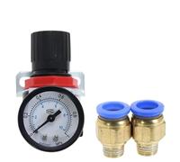 AR2000 G1/4 ''Mini aire neumático Control de alivio de presión compresor regulador unidades de tratamiento válvula con calibre 4MM-12MM ajuste