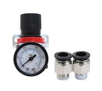 AR2000 Mini neumático Control de alivio de presión de aire compresor regulador unidades de tratamiento válvula PC junta de ajuste combinación libre(AR2000black 10MM)