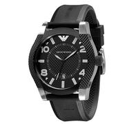 AR5838 Reloj analógico de 42 mm (negro / plateado) - Armani