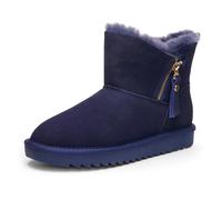 ARA Alaska, Botas Cortas al Tobillo Mujer, Azul (Ozean), 36 EU Ancho