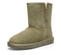 ARA Alaska, Botas Cortas al Tobillo Mujer, Verde Militar, 37 EU Ancho