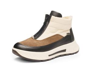 ARA Botín ST.Moritz-GTX para mujer, negro, sésamo, crema, 38,5 EU ancho, Negro Sésamo Cream, 38.5 EU Ancho