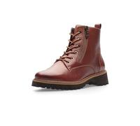 ARA Botines con cordones Kent para mujer, coñac, 37.5 EU Estrecho