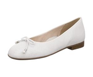 ARA Cerdeña, Zapatos Tipo Ballet Mujer, Blanco Crema, 39 EU