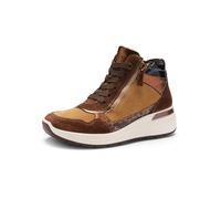 ARA Garda - Zapatillas de Deporte para Mujer, Mocca Biscuit Nuts Negro, 42 EU Ancho, Mocca Biscuit Nuts Negro, 42 EU Larga