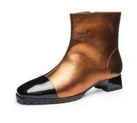 ARA Graz, Botas Cortas al Tobillo Mujer, Black Mocca, 38.5 EU Ancho