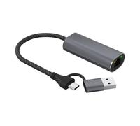 ARA INDIA Adaptador USB C/USB A a Ethernet, velocidad de 2,5 Gbps, red Gigabit RJ45 para MacBook Pro/Air, iPad Pro, Dell, HP, Surface, Thunderbolt 3/4 - Plug & Play