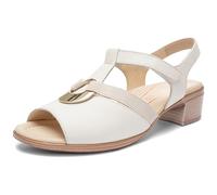 ARA Lugano, Sandalia Mujer, Crema, 39 EU Ancho