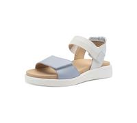 ARA Madeira, Sandalia Mujer, Cielo Blanco Plata, 42 EU Ancho