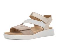 ARA Madeira, Sandalia Mujer, Platino Blanco Arena, 41 EU Ancho