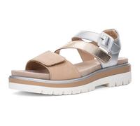 ARA Malaga, Sandalia Mujer, Shell Sand Silver, 37 EU