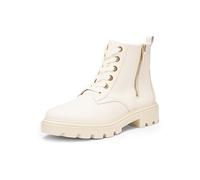 ARA Manchester, Botas Cortas al Tobillo Mujer, Crema, 37 EU Ancho