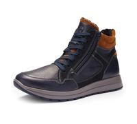 ARA Matteo 2.0, Botas Cortas al Tobillo Hombre, Nueces Azules, 45 EU Ancho