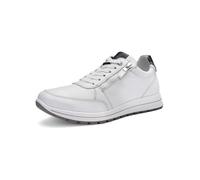 ARA Matteo, Zapatillas Hombre, Blanco/Azul, 44 EU Ancho