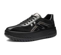 ARA Monaco 2.0 Zapatillas para Mujer, Color Negro, Acero, 38 EU Ancho, Acero Negro, 38 EU Ancho