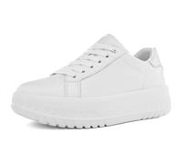 ARA Monaco, Zapatillas Mujer, Blanco y Plateado, 41.5 EU Ancho
