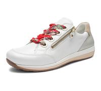 ARA Osaka, Zapatillas Mujer, Blanco (Weiss, Weissgold/Camel 79), 42 EU