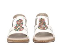 ARA Sandalia hawaiana para mujer, Blanco, 42 EU