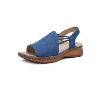 ara Sandalia hawaiana para mujer, color azul, 37 EU