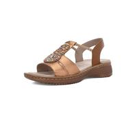 ARA Sandalia hawaiana para mujer, Whisky Caramel, 39 EU