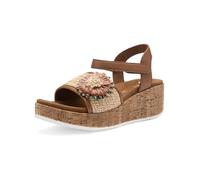 ara Sandalia Rimini para mujer, color coñac, natural, talla 42 EU