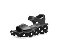 ara Sandalia Rimini para mujer, color negro, negro/crema, talla 41 EU