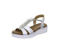 ARA Sandalias Bilbao para mujer, Plata 048126, 41 EU