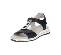ARA S, Sandalia Mujer, Azul, 38 EU Ancho