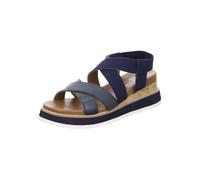 ARA Sandalias Valencia para mujer, azul, 38 EU