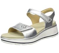 ARA Sapporo, Sandalia Mujer, Plata, 36 EU Ancho