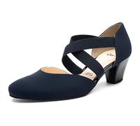 ara Toulouse 1233439, Zapatos con Tacon y Correa de Tobillo Mujer, Azul (Blau 62), 38 EU