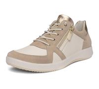 ARA Women Roma Sneaker, Shell Cream Platinum, 43 EU Weit