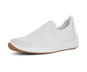 ARA Women's Lissabon Loafer, White, 6/6.5 UK