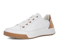 ARA Women's ROM Sneaker, White Biscuit Whisky, 7/7.5 UK