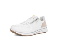 ARA Sapporo, Zapatillas Mujer, White Limoncello Shell Silver, 43 EU Ancho