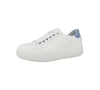 ARA Monaco, Zapatillas Mujer, Blanco Azzuro, 37.5 EU Ancho