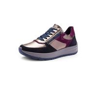 ARA Zapatillas Deportivas New York para Mujer, Azul, Cachemira, púrpura, 42,5 EU Amplia, Azul Cashmere Púrpura, 42.5 EU Ancho