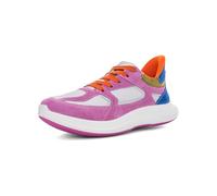 ARA Zapatillas deportivas para mujer, diseño de orquídea, color blanco, plateado, kiwi, azul real, Orquídea Blanco Plata Kiwi Royal, 41 EU Weit