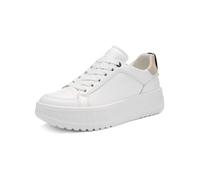 ara Zapatillas Monaco para Mujer, Color Blanco, Playa, Azul, Talla 41 EU Amplia