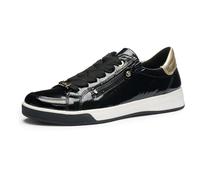ARA Zapatillas Osaka de Corte bajo para Mujer, Negro Platino, 37 EU