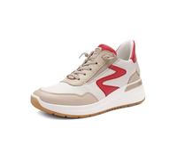 ARA Zapatillas para mujer Garda Beach,Cream,Strawberry, Beach Cream Strawberry, 36 EU Weit