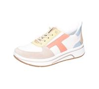 ARA Zapatillas para mujer Sapporo Shell, crema, vainilla, melocotón, aqua, Uni, 6.5