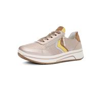 ARA Zapatillas Sapporo para Mujer, Arena, Limoncello, Blancas, Galletas, Shell, 37,5 EU Amplia