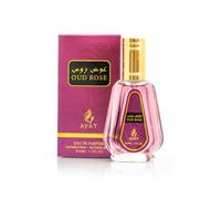 Arab Eau de Parfum Yara - Spray 50 ml para mujer Hecho en Dubai Aroma oriental (Oud Rose)