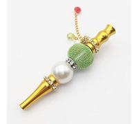 Arab Hookah Accessories - Soporte desmontable para cigarrillos de perlas para mujer, boquilla de metal creativo, puntas de boca de cachimba hembra